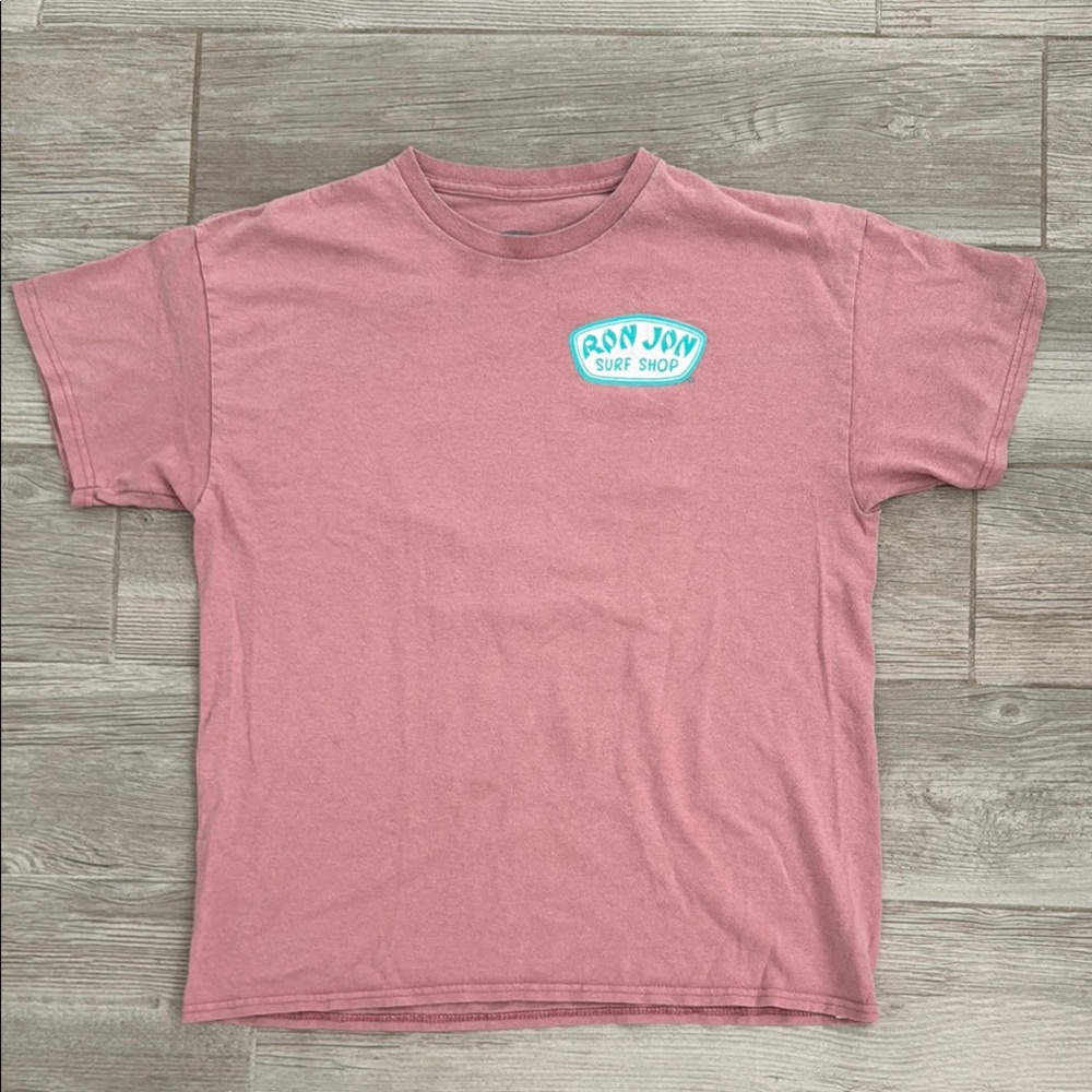 Ron Jon Soft Pink Short Sleeve Tee with Graphic